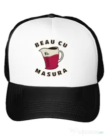 Sapca personalizata Beau cu masura Alb