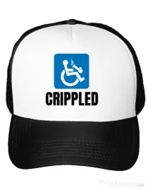 Sapca personalizata Crippled Alb