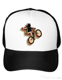 Sapca personalizata Cycling space Alb