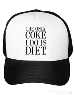 Sapca personalizata Diet coke Alb