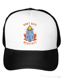 Sapca personalizata Don’t hate Alb
