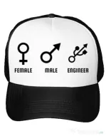 Sapca personalizata Engineer sign Alb