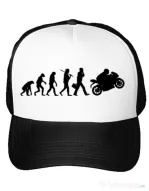 Sapca personalizata Evolution - motorcycle Alb