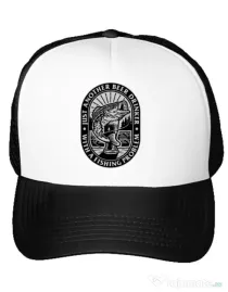 Sapca personalizata Fishing problem Alb