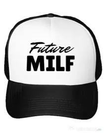 Sapca personalizata Future Milf Alb