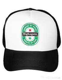 Sapca personalizata Highagain Alb