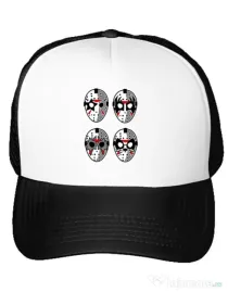Sapca personalizata Jason Rock Faces Alb