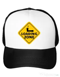 Sapca personalizata Loading zone Alb