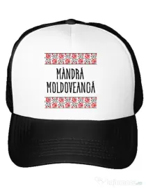 Sapca personalizata Mandra moldoveanca Alb