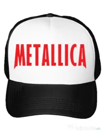 Sapca personalizata Metallica 2 Alb