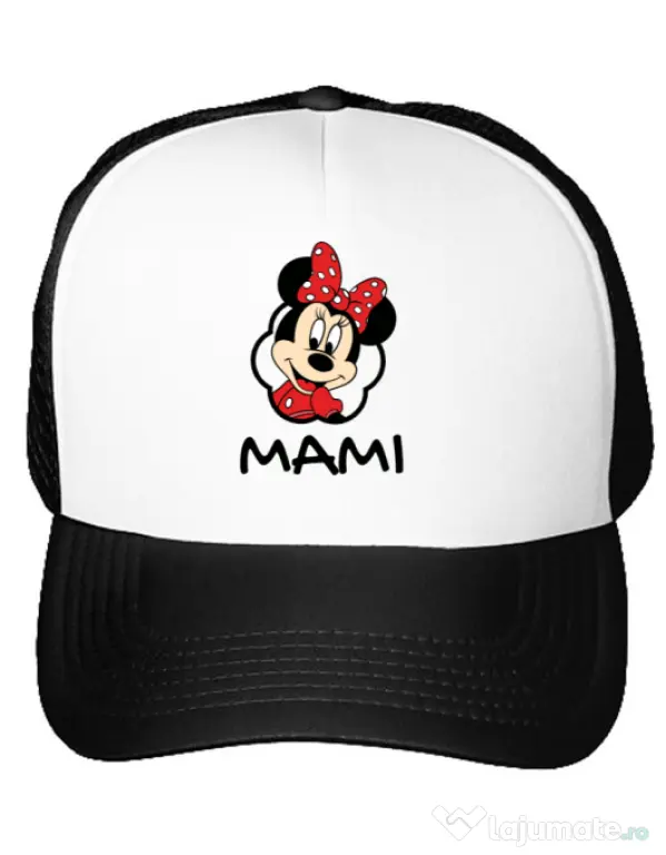 Sapca personalizata Mouse mommy Alb
