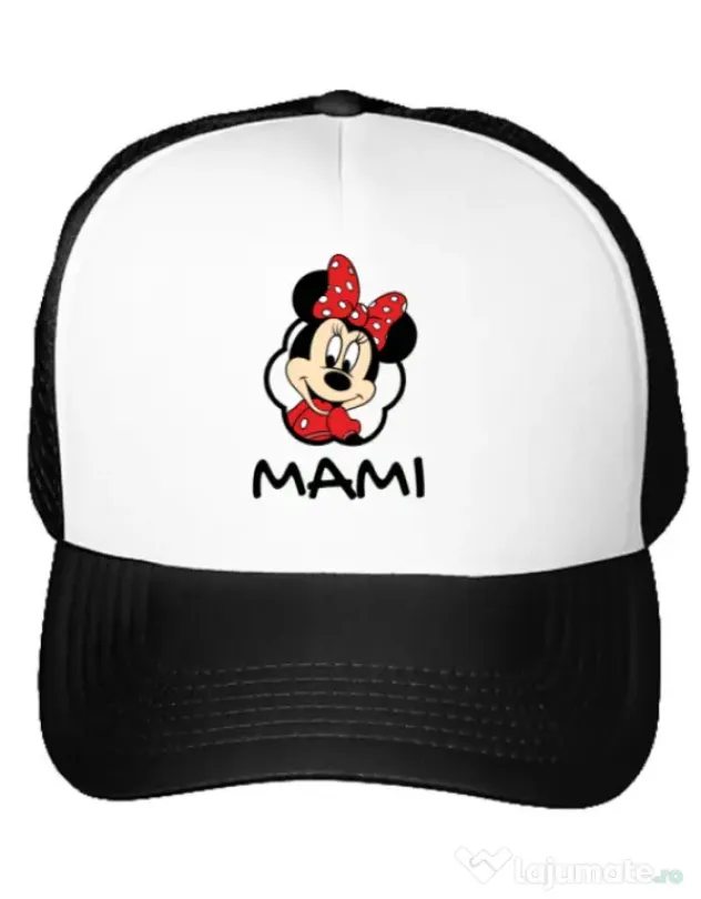 Sapca personalizata Mouse mommy Alb
