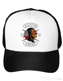 Sapca personalizata Native chief Alb