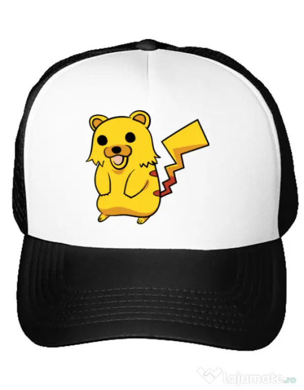 Sapca personalizata Pika Pika Alb