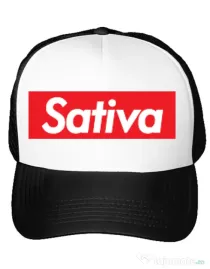 Sapca personalizata Sativa Alb