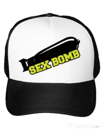 Sapca personalizata Sex bomb Alb