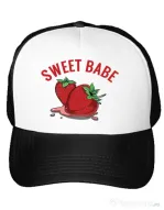 Sapca personalizata Sweet babe Alb