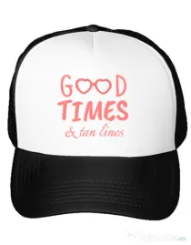 Sapca personalizata Tan lines Alb
