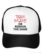 Sapca personalizata Train insane Alb