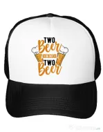 Sapca personalizata Two beer Alb