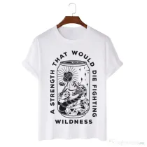 Tricou personalizat alb unisex Snake Can