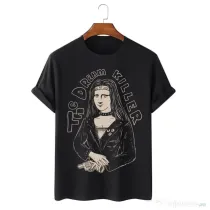Tricou personalizat negru unisex The Dream Killer