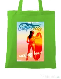 Sacosa din panza Bikini body Verde mar