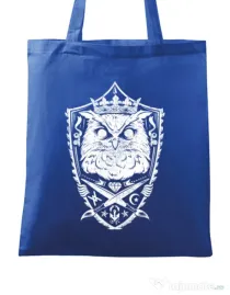 Sacosa din panza King of the night Albastru regal