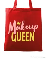 Sacosa din panza Makeup queen Rosu
