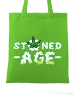 Sacosa din panza Stoned age Verde mar