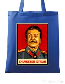 Sacosa din panza Sylvester Stalin Albastru regal