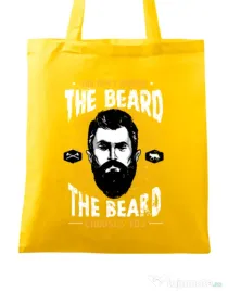 Sacosa din panza The beard choice Galben