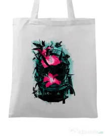 Sacosa din panza The last of us Alb