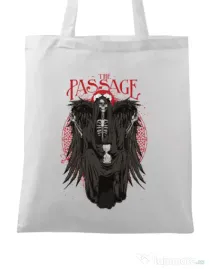 Sacosa din panza The passage Alb