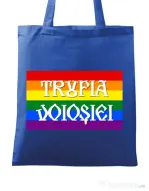 Sacosa din panza Trufia Voiosiei Albastru regal