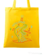 Sacosa din panza Wild ones Galben