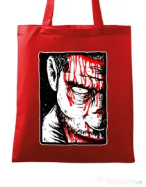 Sacosa din panza Zomblood Rosu