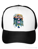 Sapca personalizata Bad girl Alb