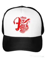 Sapca personalizata Fuck yeah Alb