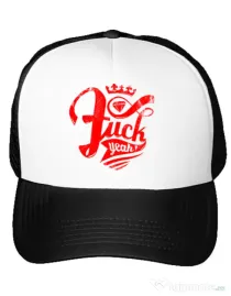 Sapca personalizata Fuck yeah Alb