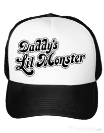 Sapca personalizata Lil monster Alb