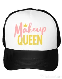 Sapca personalizata Makeup queen Alb