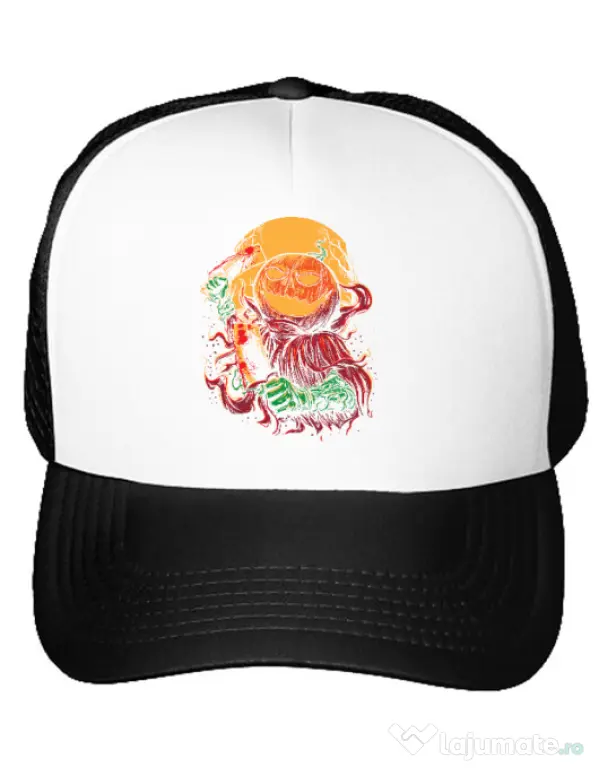 Sapca personalizata Pumpkinhead Butcher Alb
