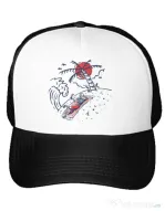 Sapca personalizata Relax Skeleton Alb