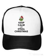 Sapca personalizata Steal Christmas Alb