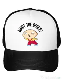 Sapca personalizata What the deuce Alb