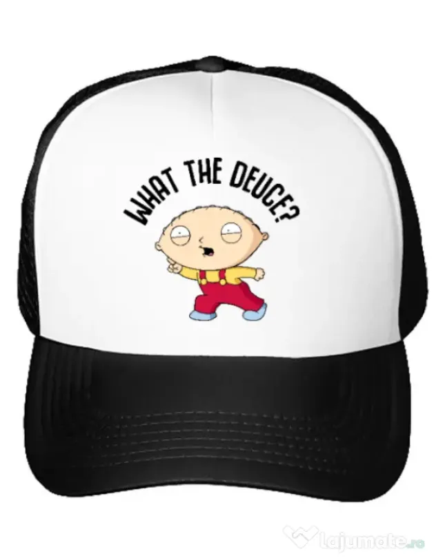 Sapca personalizata What the deuce Alb