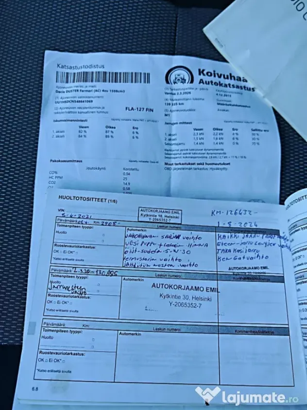 Dacia Duster 1.6 Benzina - An 2014 - Euro 5 - 139.000 km