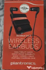 Casti audio wireless BT - Plantronics BackBeat GO2, sweat-proof, Over the Neck
