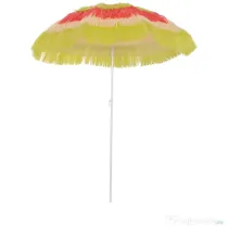 Outsunny Umbrelă Hawaiană Portabilă, Acoperitoare Ø160cm, Impermeabilă, Înălțime până la 180cm